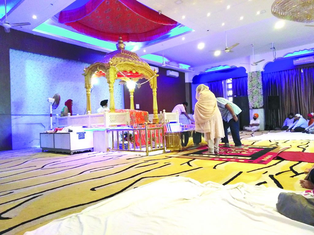 ON SUNDAY I WENT TO THE GURUDWARA…