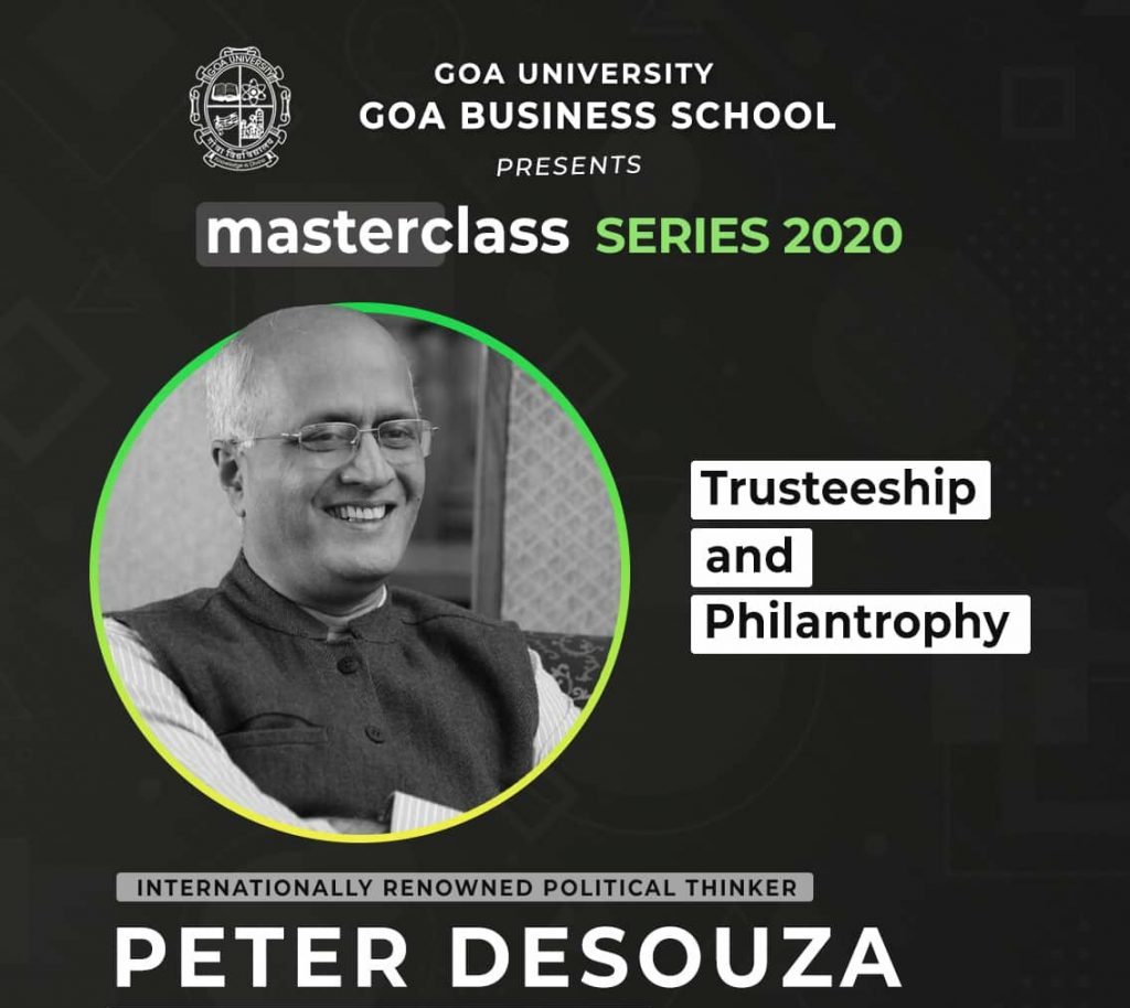 ‘Gandhian values of trusteeship most relevant today’ — Prof Peter D’Souza